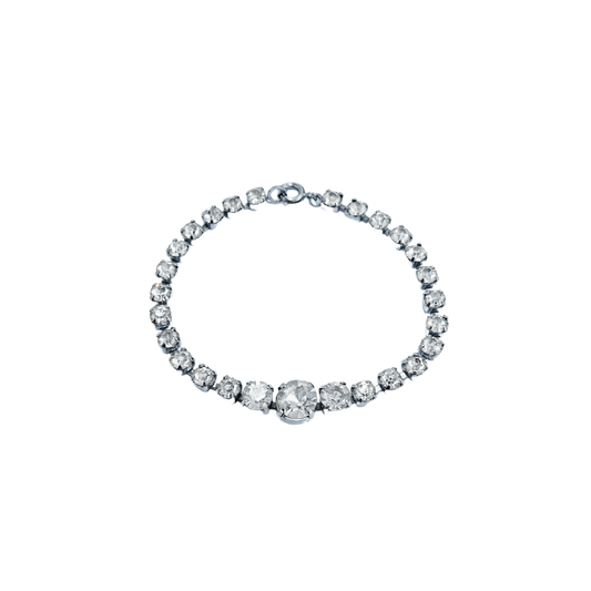 vintage 1950's diamanté single row bracelet