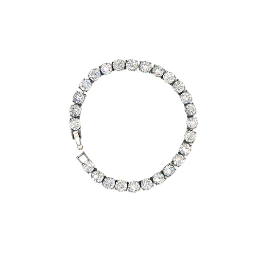 Vintage 1950's diamanté rectangular bracelet