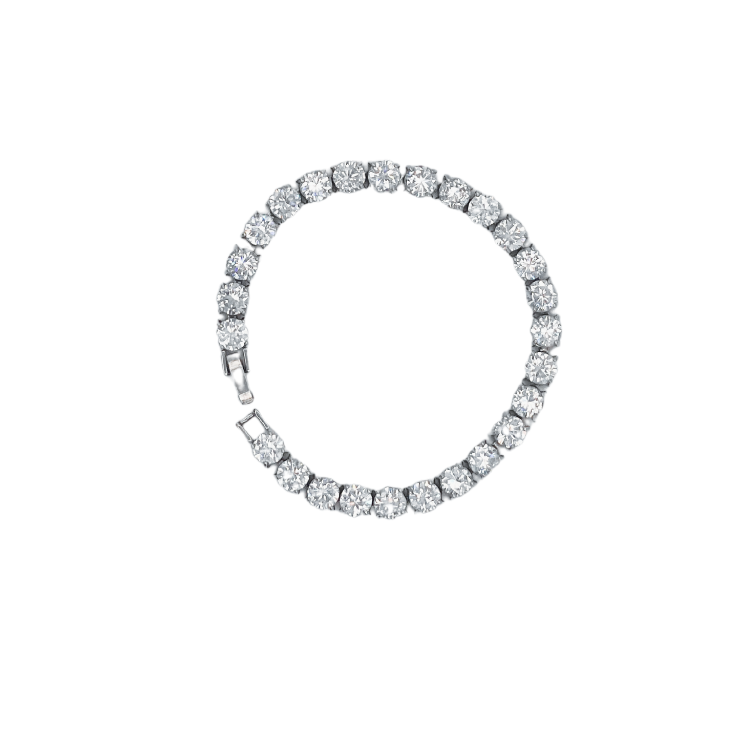 Vintage 1950's diamanté rectangular bracelet