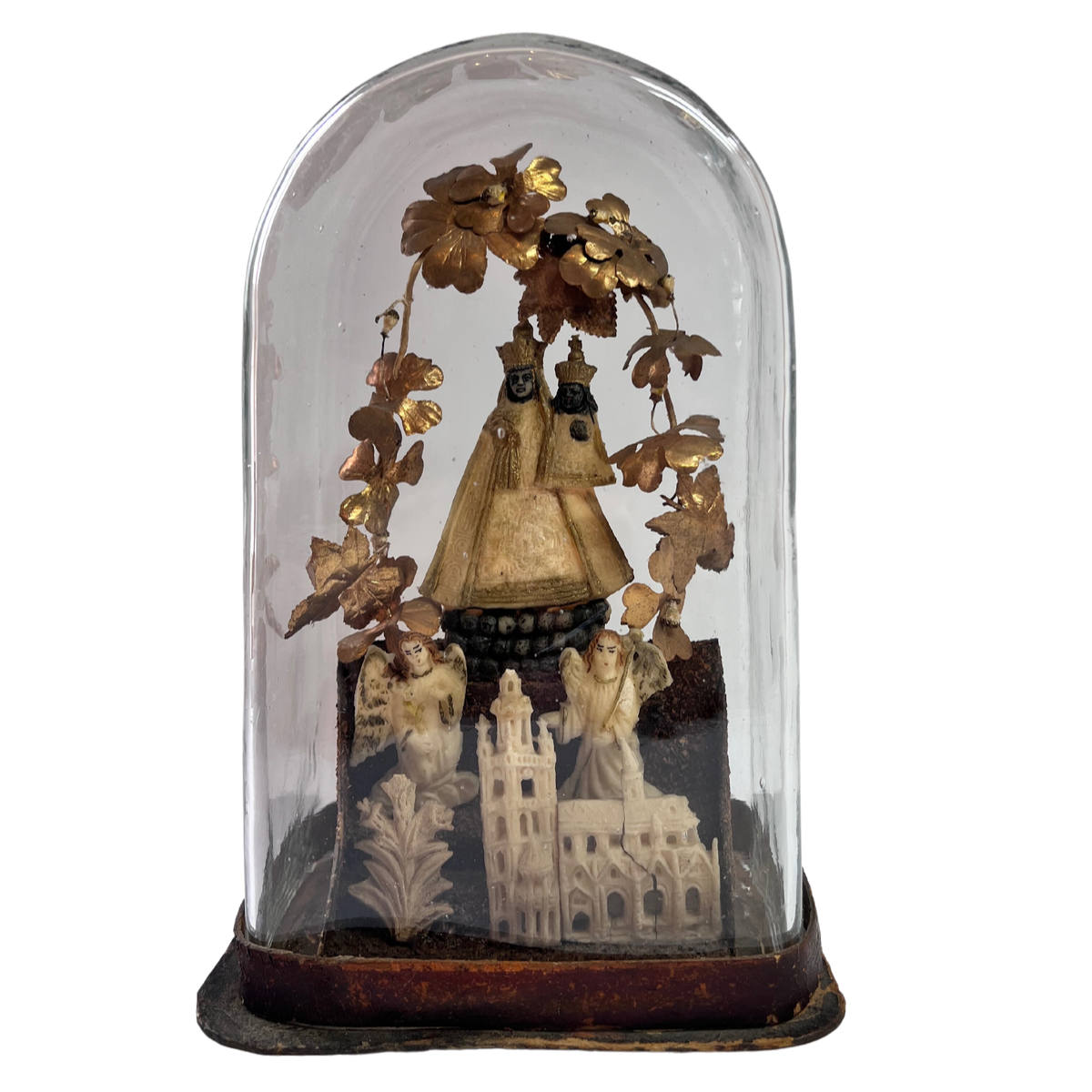 Rare Antique French 16th Century Black Madonna Altar