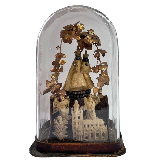 Rare Antique French 16th Century Black Madonna Altar