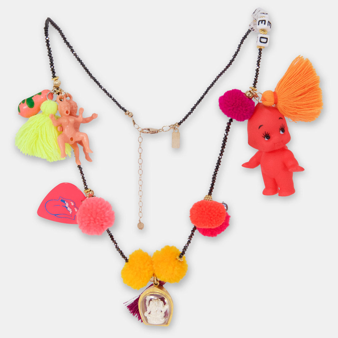 black diamond confetti necklace - sacred