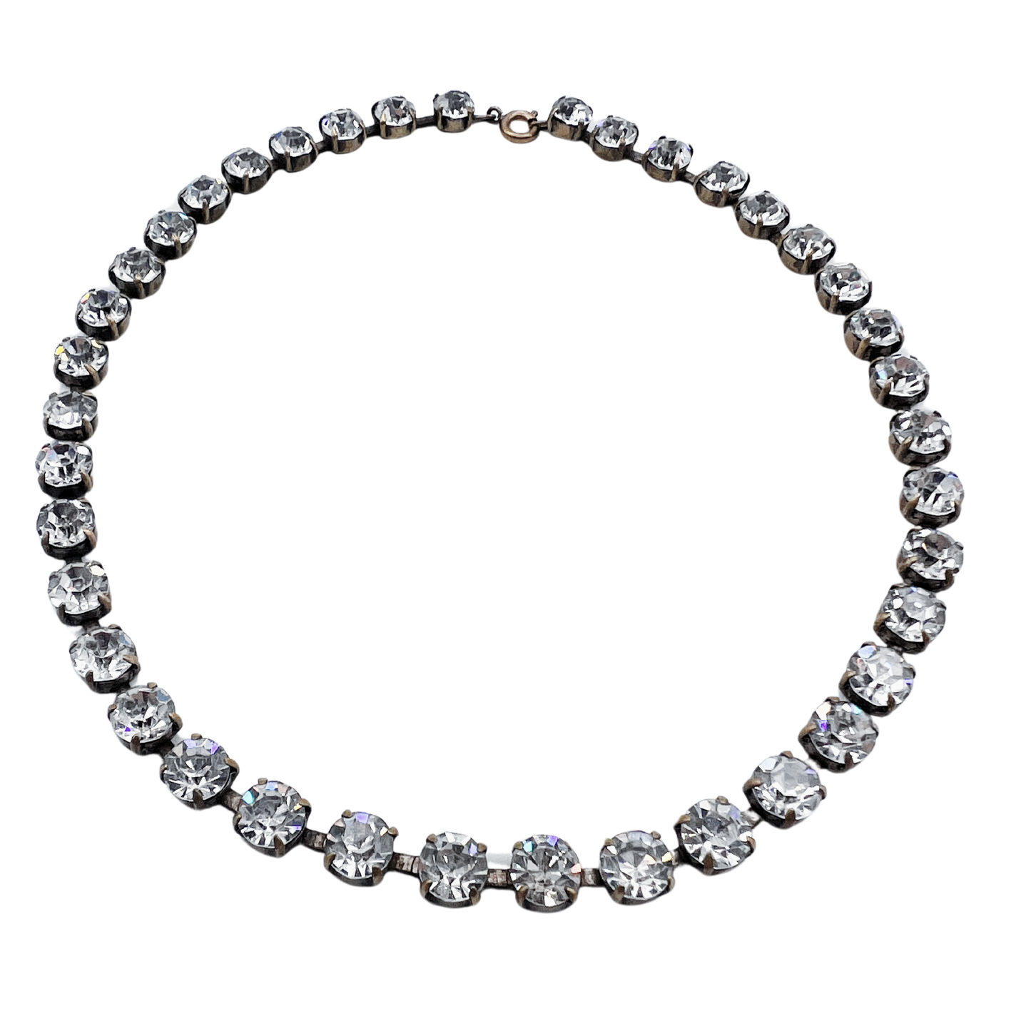 vintage 1960's diamanté necklace